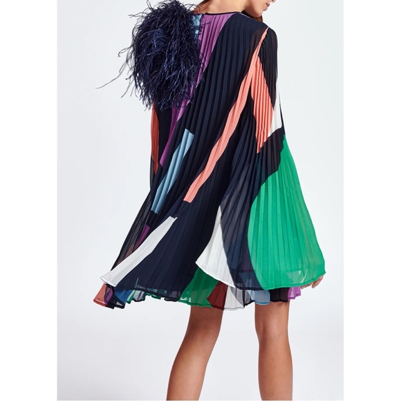 NWT Essentiel Antwerp Zisse Pleated Swing Dress size Small - Picture 5 of 8